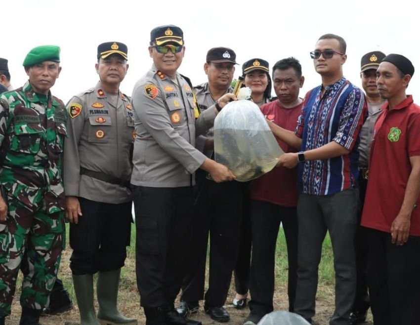 Jelang Hut Ke Bhayangkara Polres Belawan Baksos Ketahanan Pangan Di