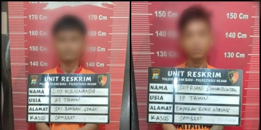 Polisi Amankan Pelaku Pencurian Hp Di Jalan Gajah Mada Medan