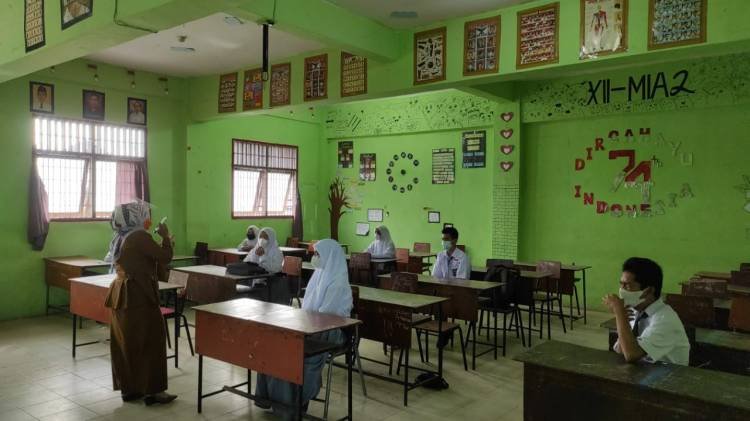 SMA Negeri 7 Tanjungbalai Siap Lanjutkan PTM Terbatas