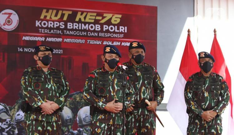 Kapolri: Brimob Berperan Besar dalam Pengendalian Kamtibmas