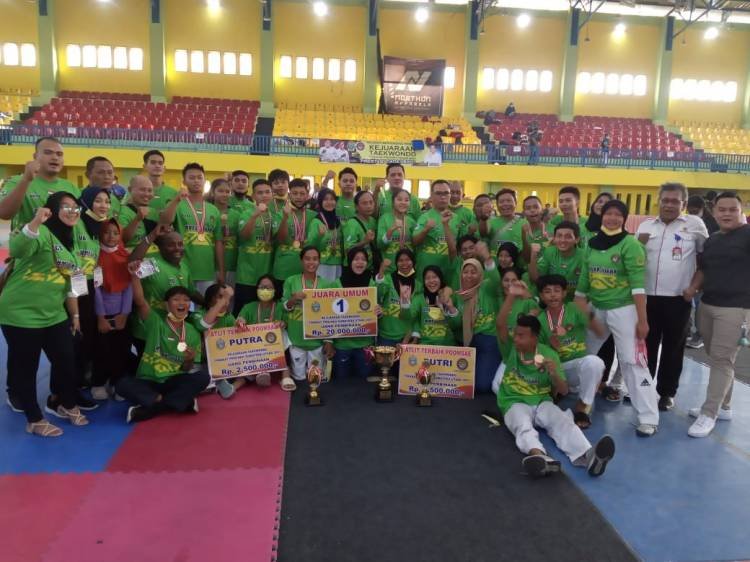 Medan Juara Umum Kejuaraan Taekwondo Sumut 2021, Total Kumpulkan 21 Medali