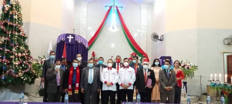 BKAG Kecamatan Medan Deli Gelar Perayaan Natal Dirangkai Dengan Pelantikan Ketua Terpilih