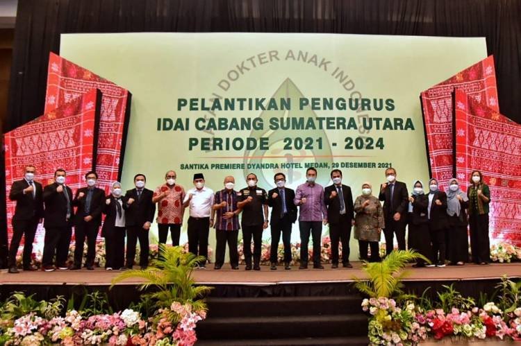 Pengurus IDAI Sumut Dilantik, Gubernur Inginkan Kolaborasi Atasi Stunting