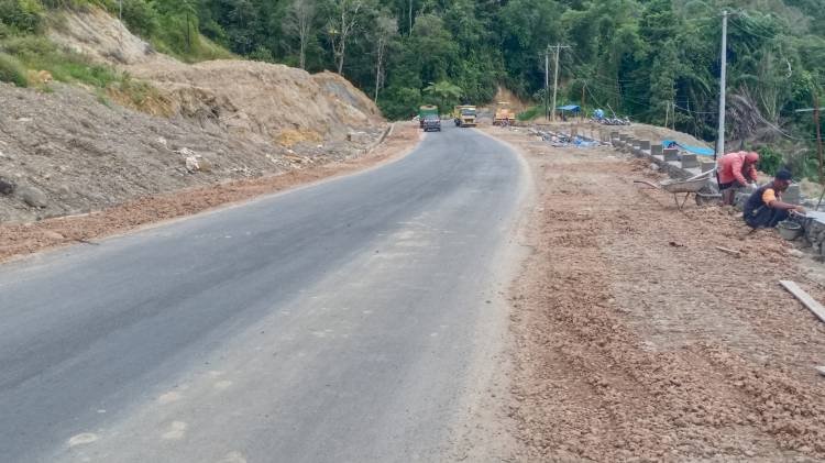 Jalinsum Tarutung - Pahae di Simasom Sudah Mulus