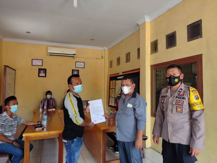 Polsek Sibabangun Damaikan Pencuri Sawit Dengan PT.GMB