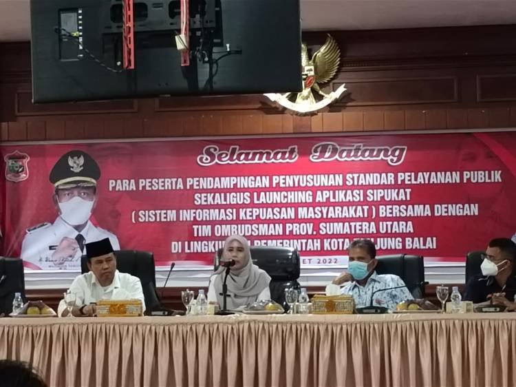 Pemko Tanjungbalai Launching Aplikasi Sipukat