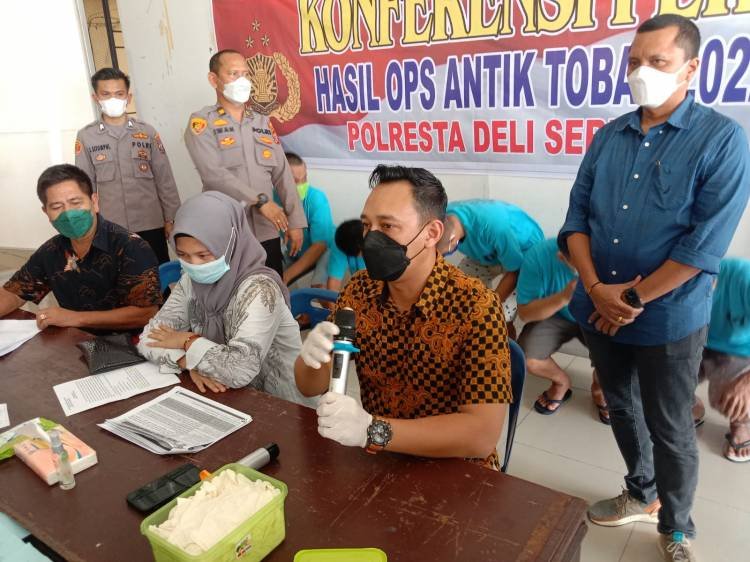 Operasi Antik Toba 2022, Sat Narkoba Deliserdang Ungkap 46 Kasus dan Tangkap 51 Pelaku