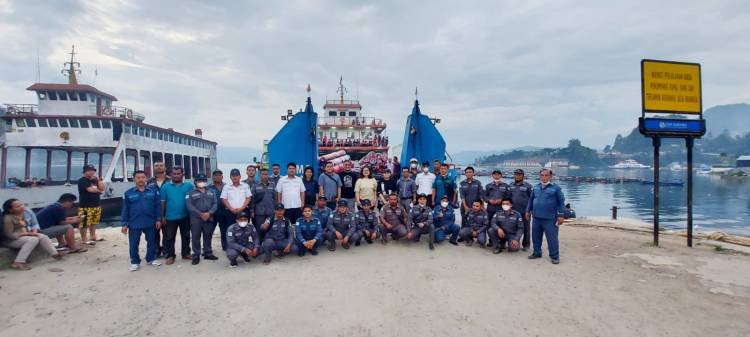 Tingkatkan Kenyamanan Pelayaran di Danau Toba, KMP Tao Toba 1 Naik Dok