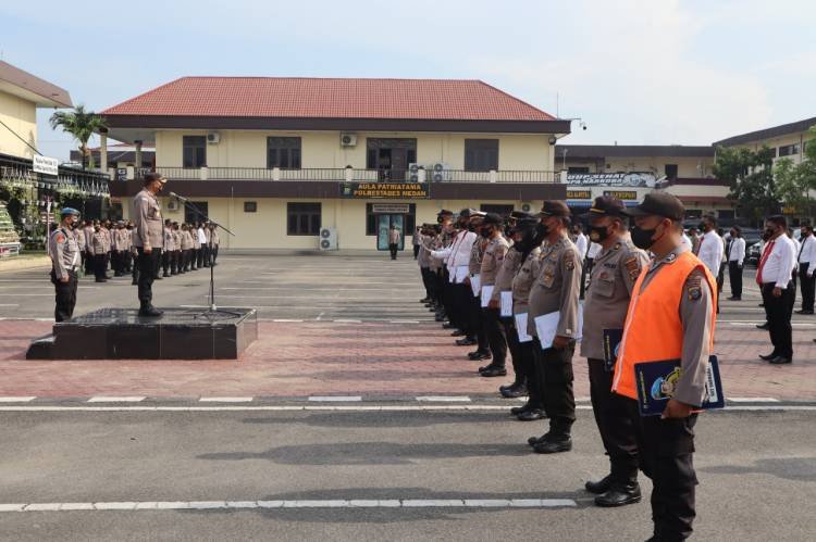 Pimpin Apel Pagi, Ini Pesan Wakapolrestabes Medan