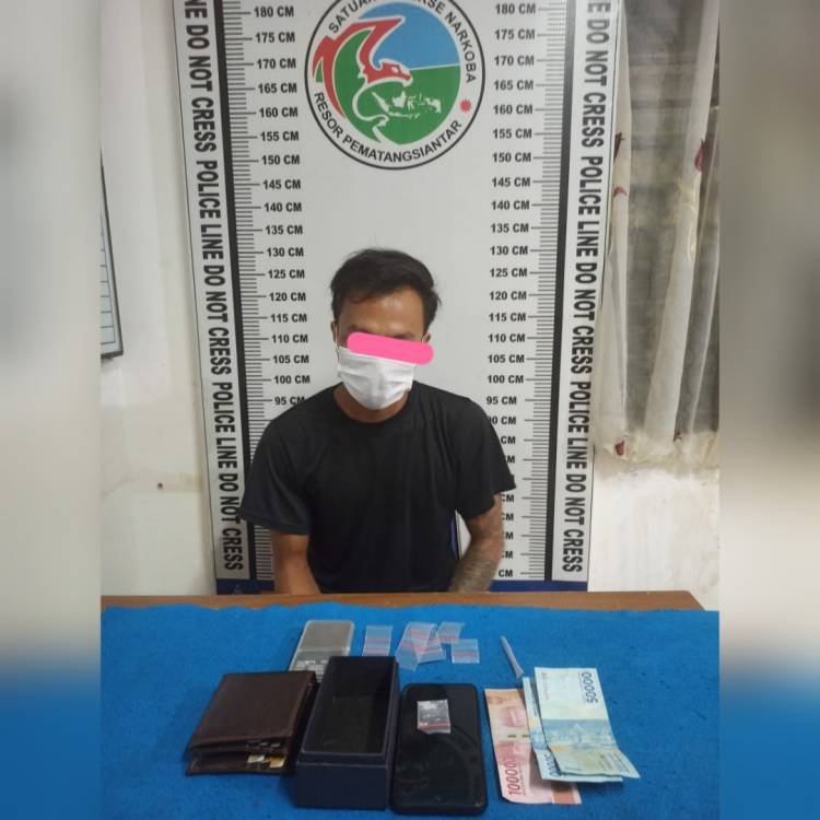 Dicurigai Edarkan Sabu, Palbo Diringkus Polisi di Pematangsiantar
