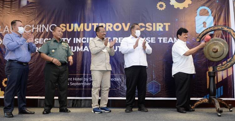 SumutProv-CSIRT Resmi Diluncurkan, Gubernur Edy Harapkan Keamanan Informasi Terjamin