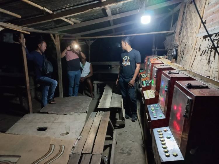 Polsek Percut Sei Tuan Amankan 12 Mesin Judi Jackpot