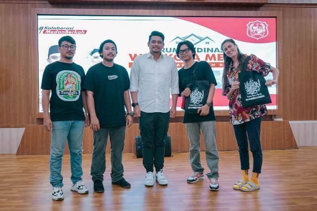 Beri Ruang Seluasnya Bagi Penggiat Seni Mural, Bobby Nasution: Jangan Takut Berekspresi