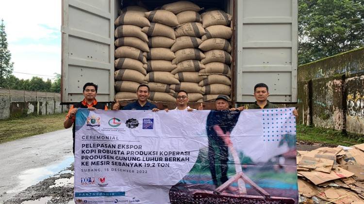 Program Desa Devisa LPEI Antarkan Kopi Robusta ke Mesir