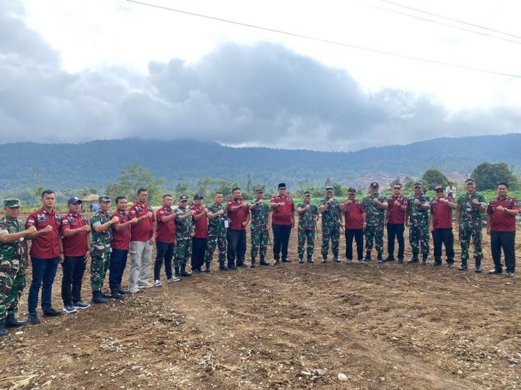 Pangdam I/BB Tinjau Program Ketahanan Pangan di Simalungun