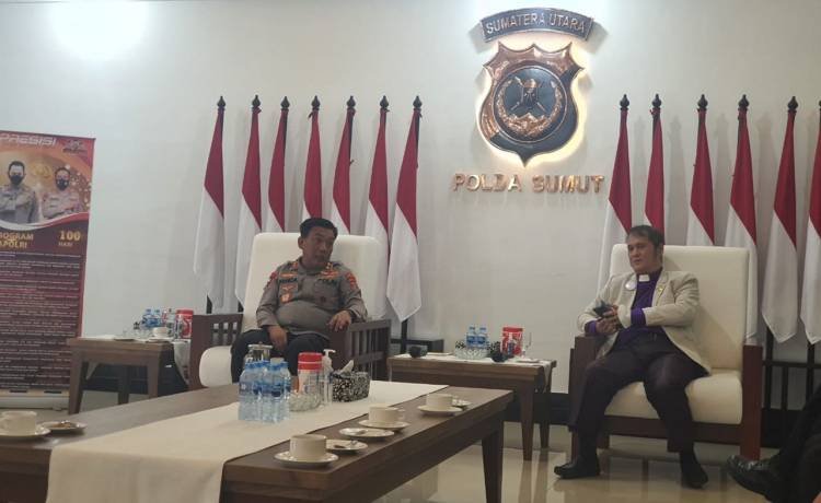 Jelang PST dan Konven Pendeta GPIB 2023, Ketua Pelaksana Audiensi ke Kapolda Sumut