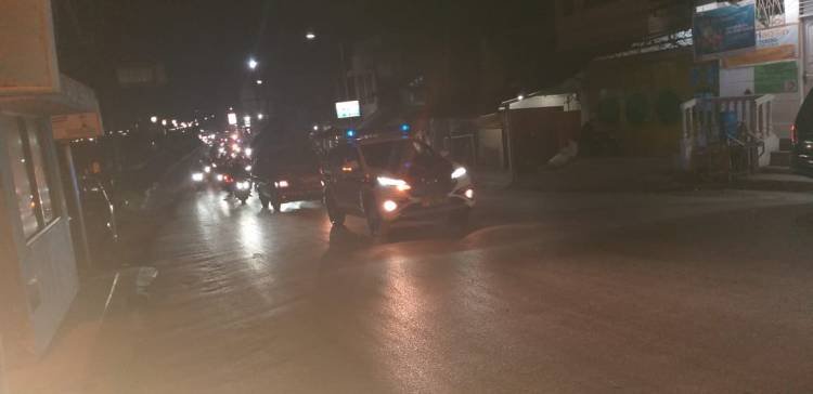 Polres Taput Turunkan Ratusan Personel Amankan Malam Takbiran