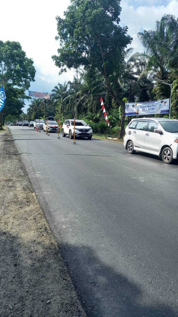 Arus Balik Mudik Lebaran di Jalinsum Labusel Masih Ramai