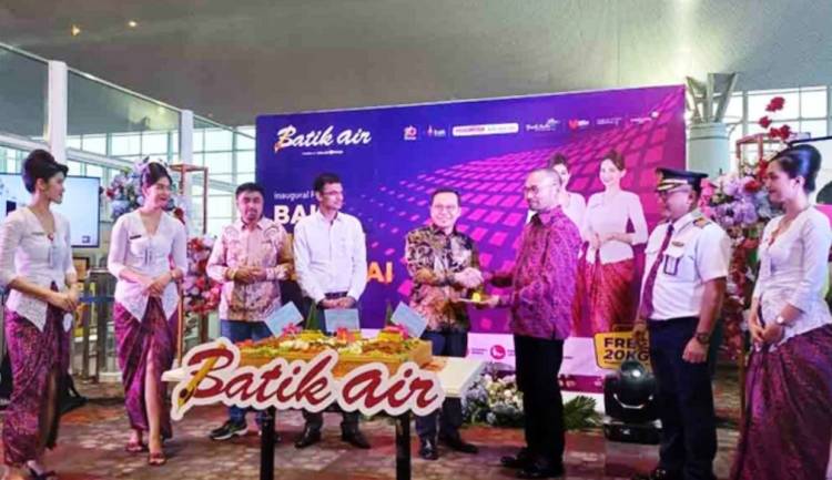 Batik Air Terbang Perdana dari Kualanamu ke Chennai-India dan Bali
