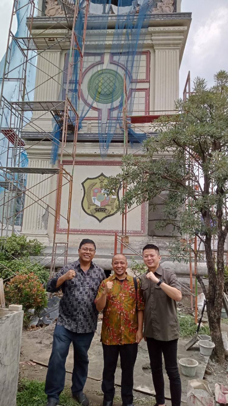 Wali Kota Bobby Nasution Perindah Taman Tugu SIB, Dilengkapi Videotron