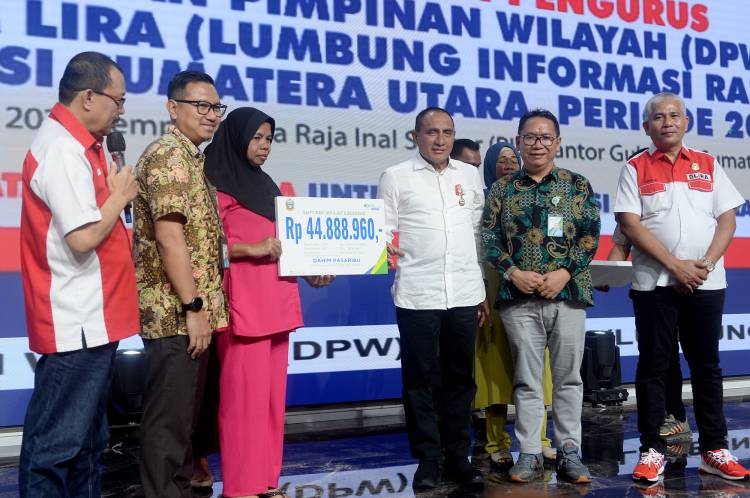 Pengukuhan DPW LIRA Sumut, Edy Rahmayadi Ajak Sinergi Sejahterakan Rakyat