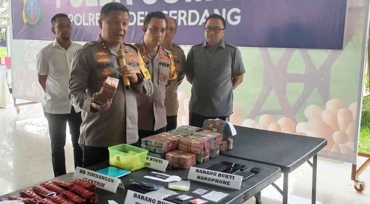 Polres Deliserdang Bongkar Jaringan Narkoba Internasional Dikendalikan Napi