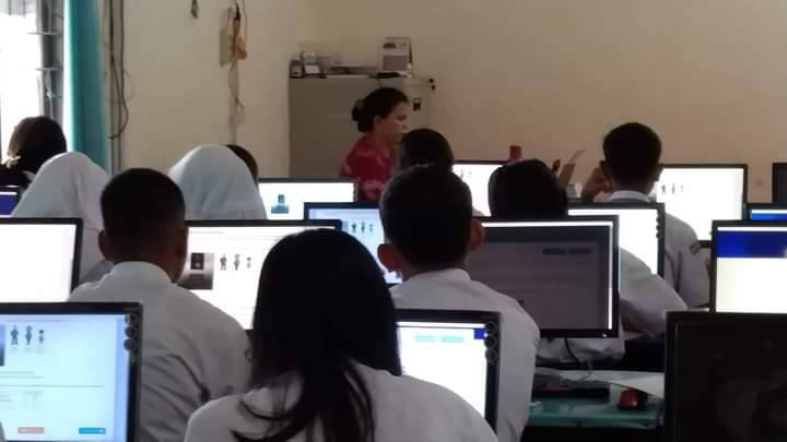 SMAN 2 Bandar Gelar Asesmen Nasional Berbasis Komputer kepada 50 Siswa