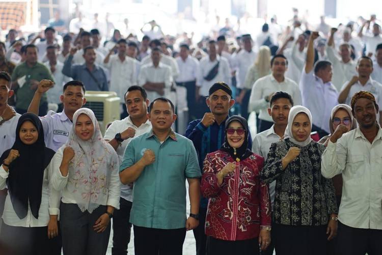1.021 Kader LPM Dilantik, Bupati Labuhanbatu: Bangun Kembali Jiwa Gotongroyong