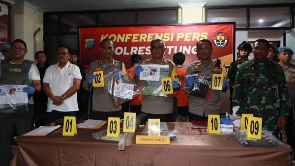 Polisi Tahan 7 Tersangka dari 2 Ormas yang Terlibat Bentrokan di Bitung