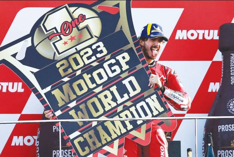 Pembalap Italia Bagnaia Pertahankan Gelar Juara Dunia MotoGP