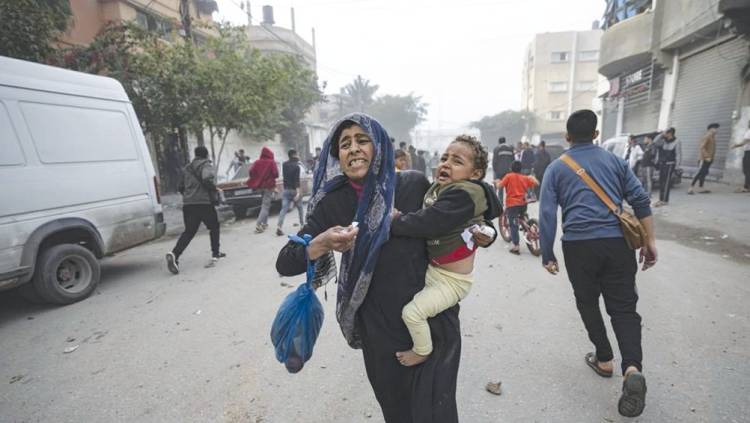 PBB: Kelaparan Meluas di Gaza, Banyak Warga Mengungsi