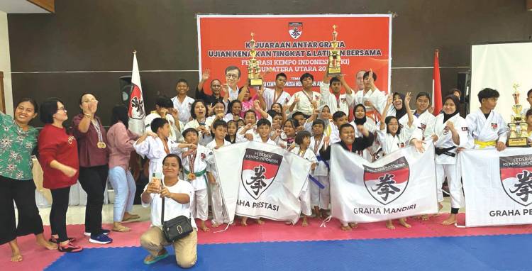 Graha Prestasi Kabupaten Deliserdang Juara Umum Kejurda FKI Sumut