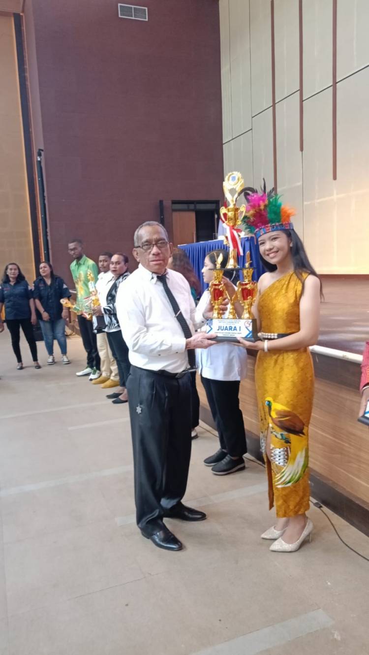 Jannice br Naibaho Juara 1 KKP Perebutkan Piala Pj Walikota Sorong