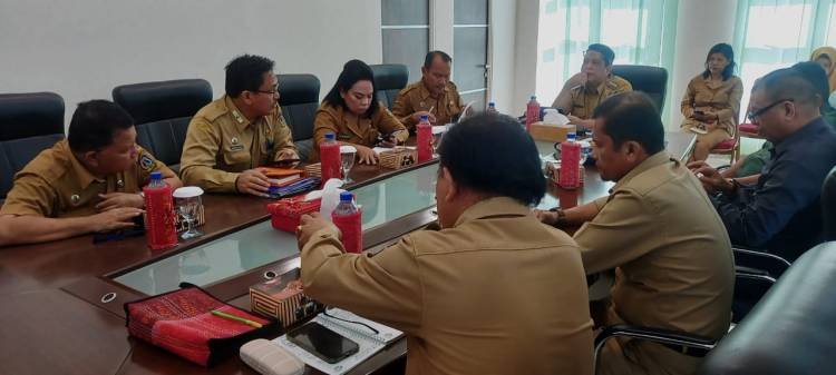 Pj Wali Kota Tebingtinggi Ikuti Rakor Pengendalian Inflasi Daerah Secara Virtual