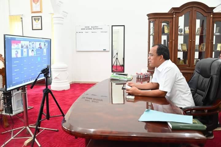 Bupati Humbahas Ikuti Rakor Bahas Food Estate