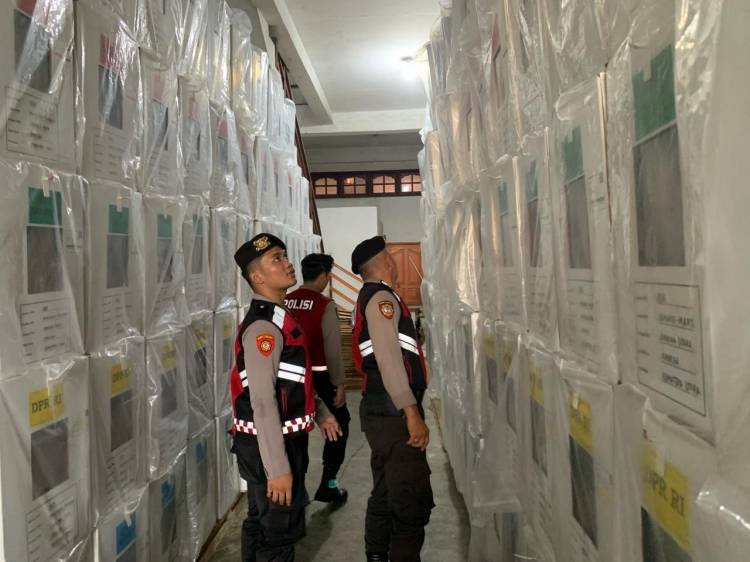 Polres Sibolga Tingkatkan Patroli Jelang Pleno Suara Pemilu 2024