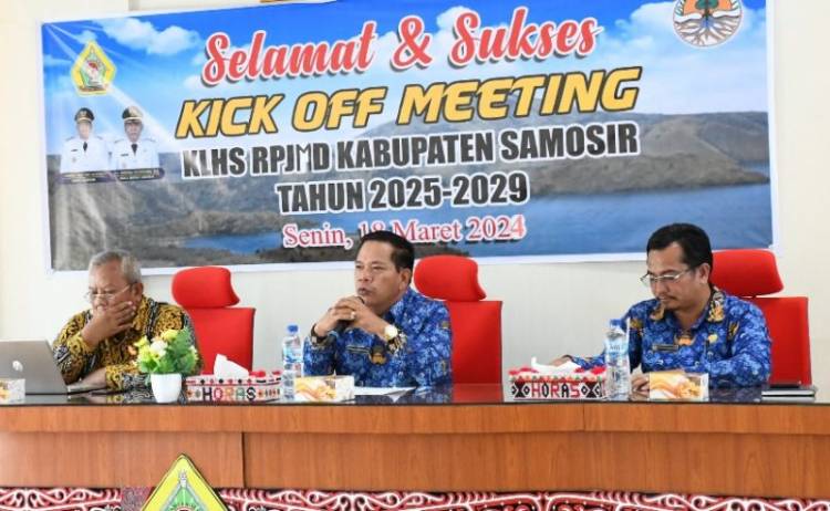 Pemkab Samosir Buka Kick of Meeting KLHS RPJMD 2025-2029