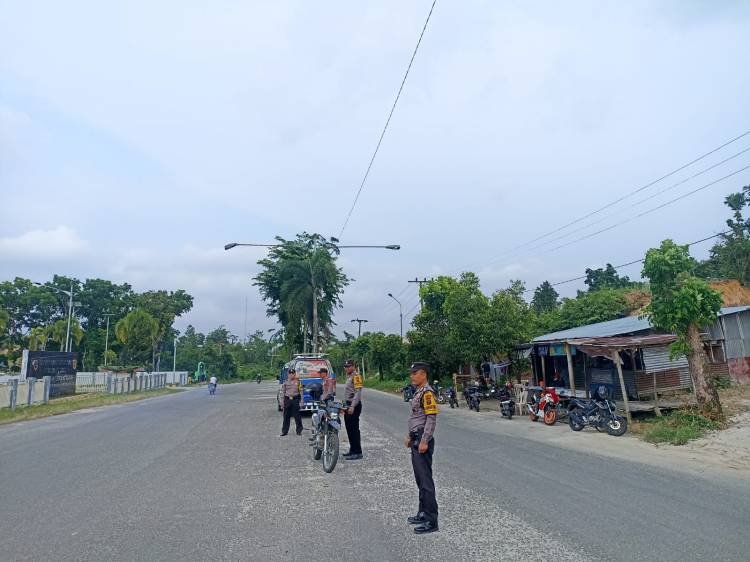 Polsek Siantar Martoba Gencarkan Patroli di Kawasan Terminal Tanjung Pinggir
