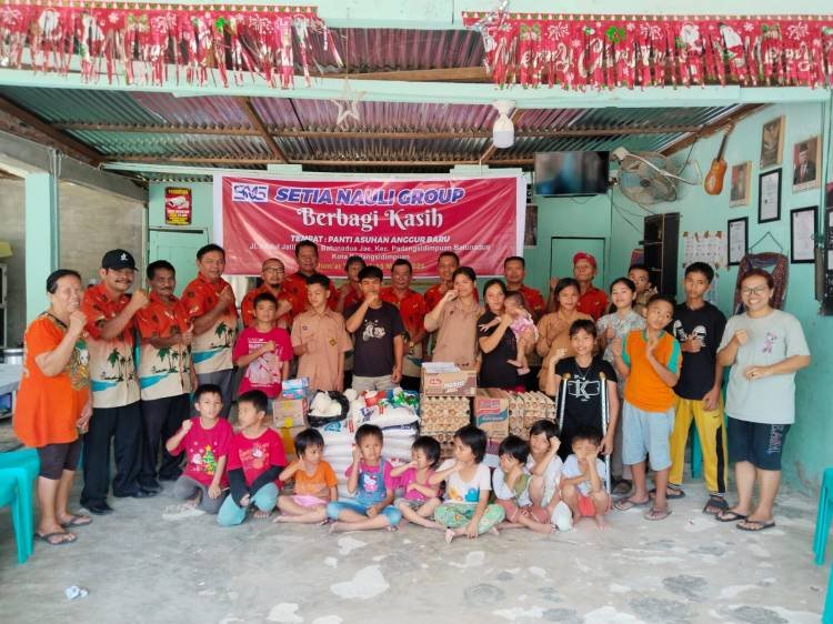 Setia Nauli Group Berbagi Kasih  Ke Panti Asuhan Anggur Baru