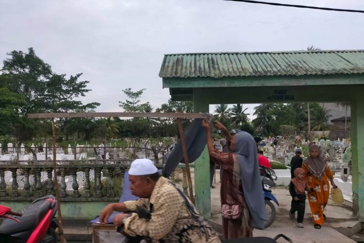 Sambut Ramadan, TPU di Tanjungbalai Ramai Dikunjungi Peziarah