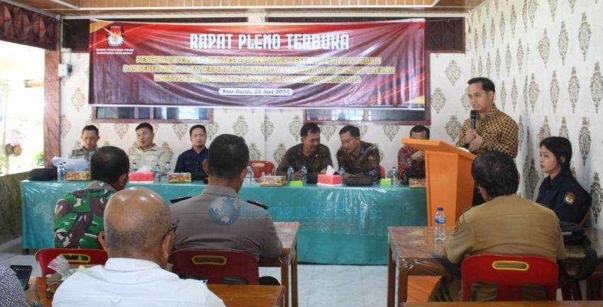KPUD Nias Barat Tetapkan 20 Calon Terpilih Anggota DPRD