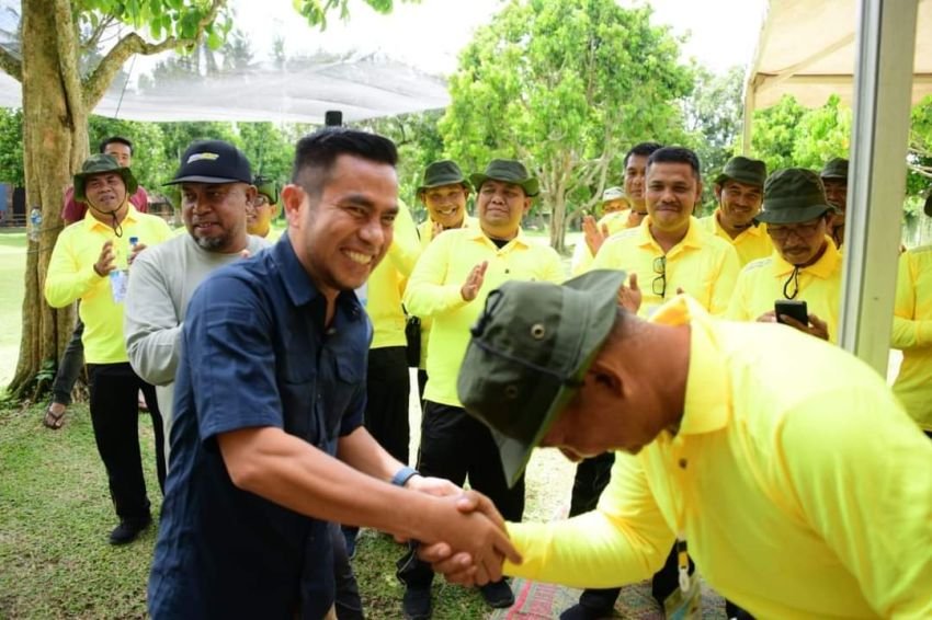 Kades di Labura Ikut Outbound di Medan