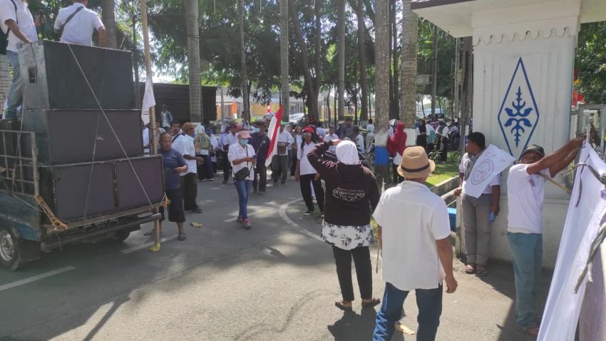 Pemkab Deliserdang Sudah Anggarkan Aspirasi Massa Soal Jalan Diaspal dan Pagar Sekolah