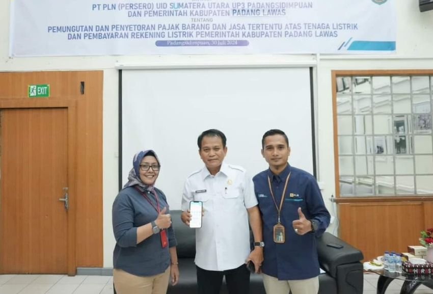 Pemkab Palas dan PT PLN Sumut Tandatangani Perjanjian Kesepakatan Bersama