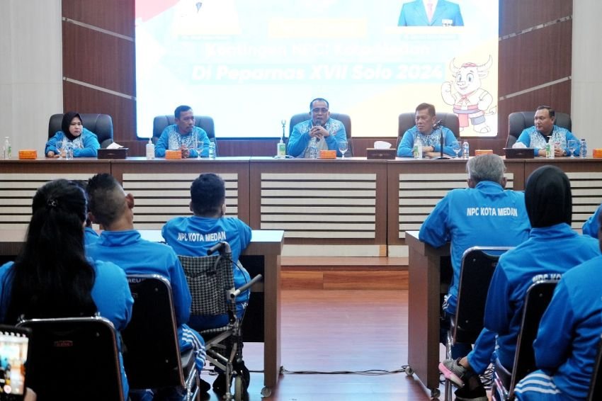 Plt Wali Kota Janjikan Kerja di Pemko Medan Bagi Atlet NPC Berprestasi