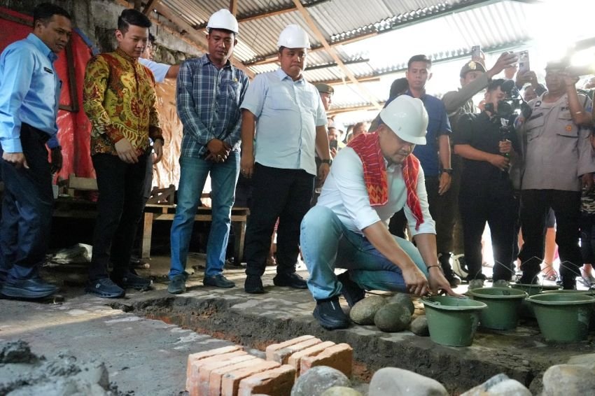 Revitalisasi Pasar Simalingkar Dimulai, Bobby Nasution : Jadikan Kebanggaan dan Percontohan di Medan