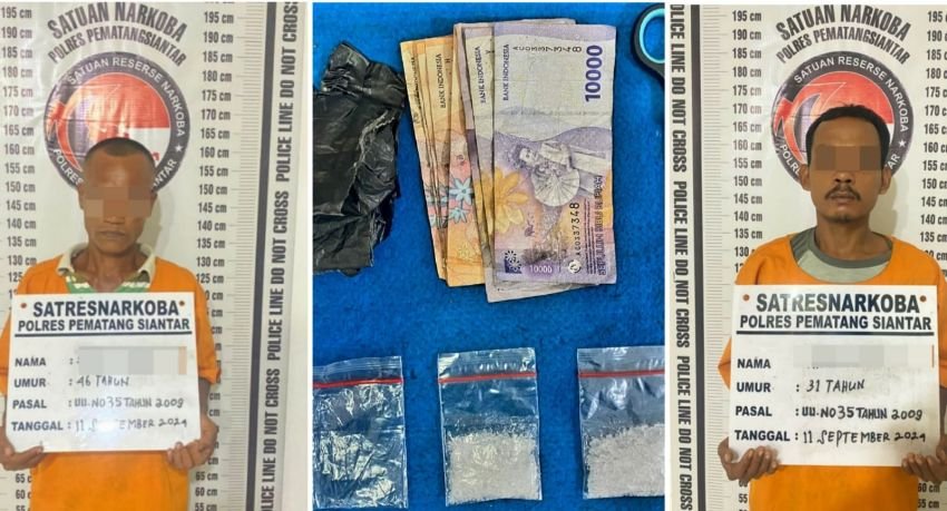 Bawa Sabu, 2 Pria Asal Simalungun Ditangkap Polisi di Pematangsiantar