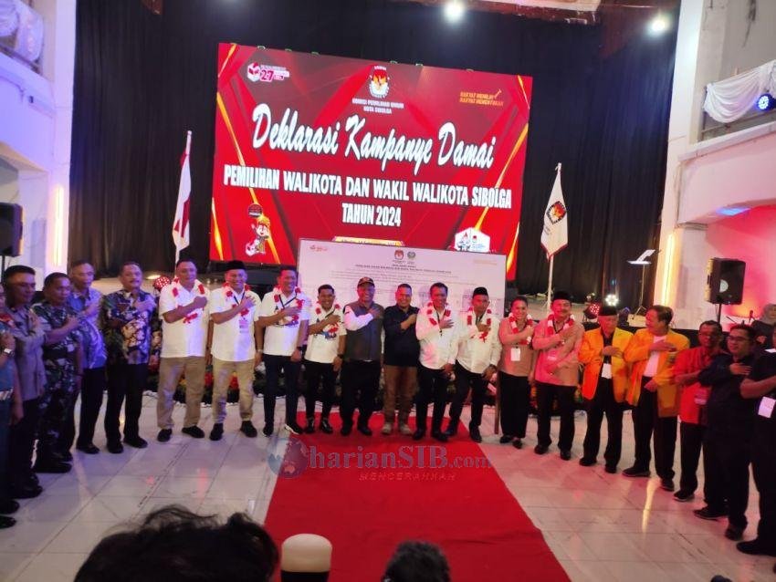KPU Sibolga Gelar Deklarasi Kampanye Damai
