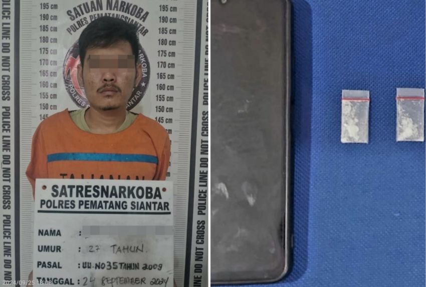 Miliki 2 Paket Sabu, Residivis Narkotika Ditangkap Polisi di Pematangsiantar