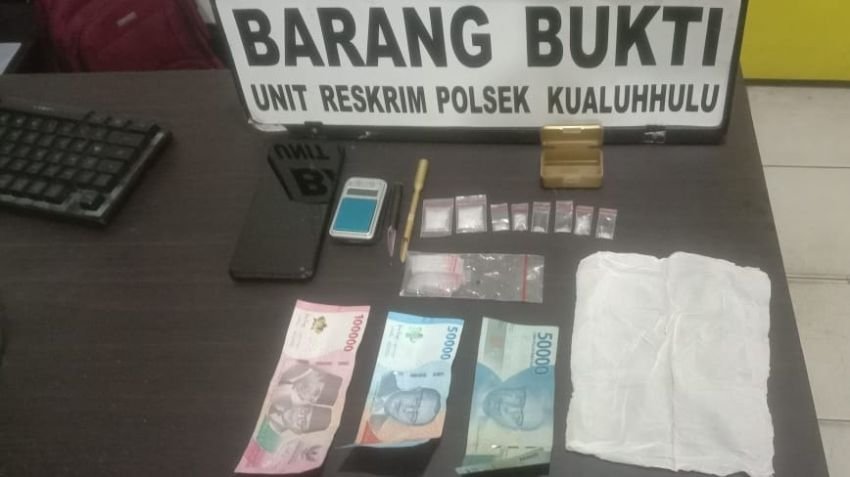 Bawa 8 Bungkus Sabu, Warga Asahan Ditangkap di Aek Kanopan Timur Labura